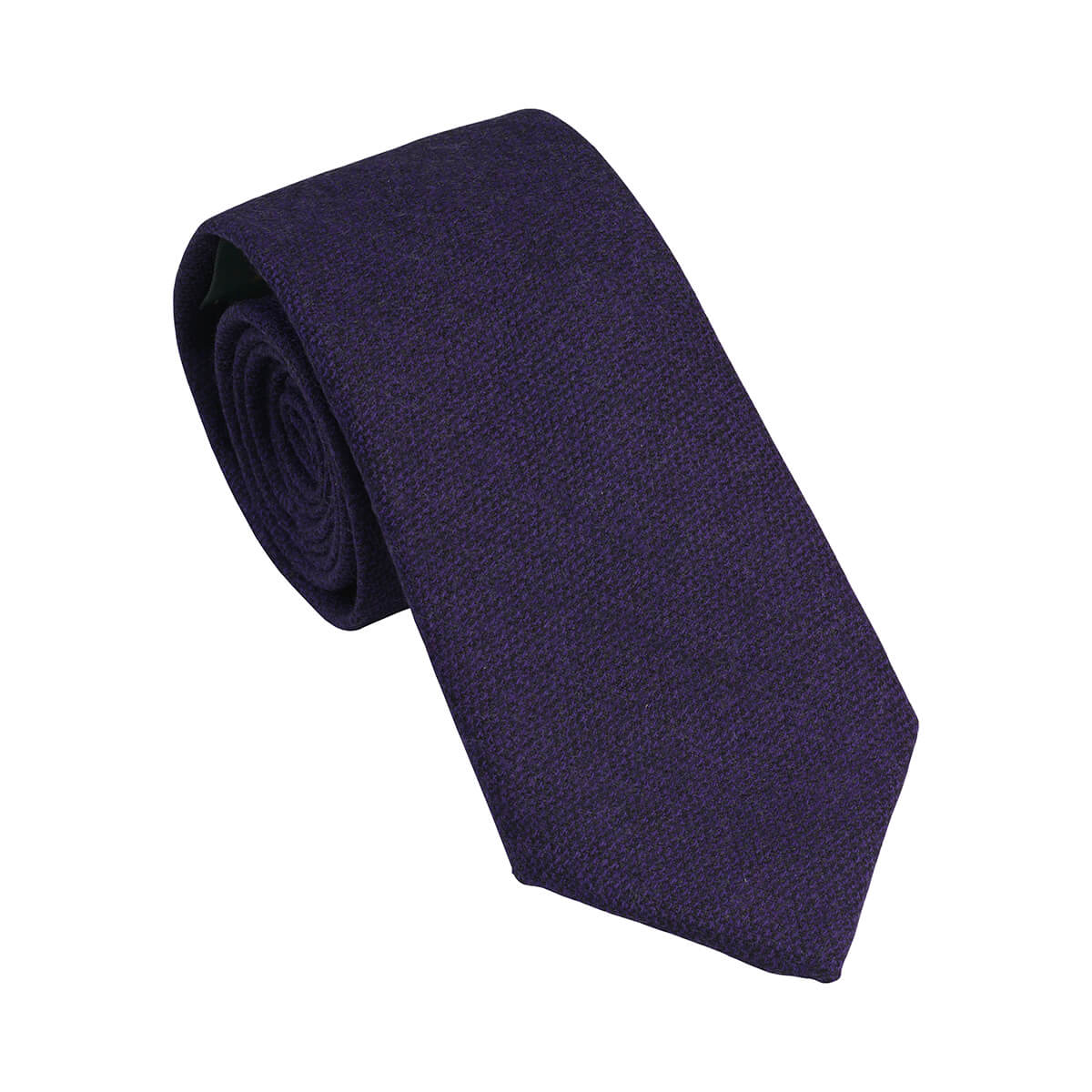 purple tweed tie