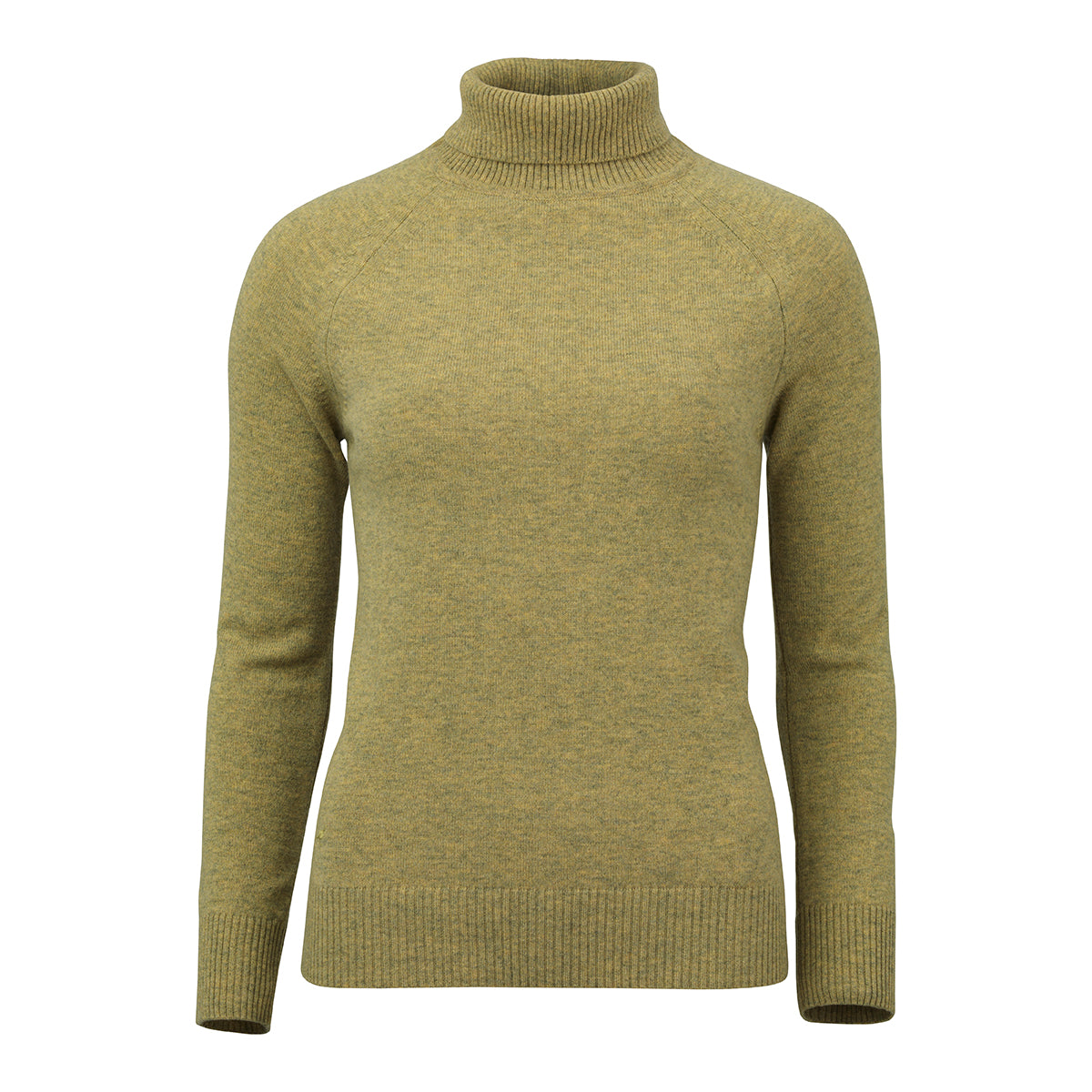 Kit Rollkragenpullover aus Lammwolle – Senfgelb