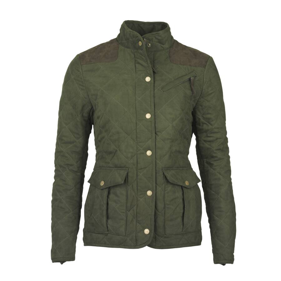 Ladies Hampton Quilted Jacket Olive