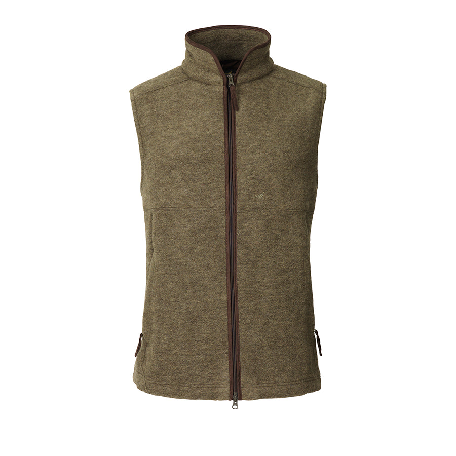 ISLA VEST - Cotton Twill Mint Green Waistcoat