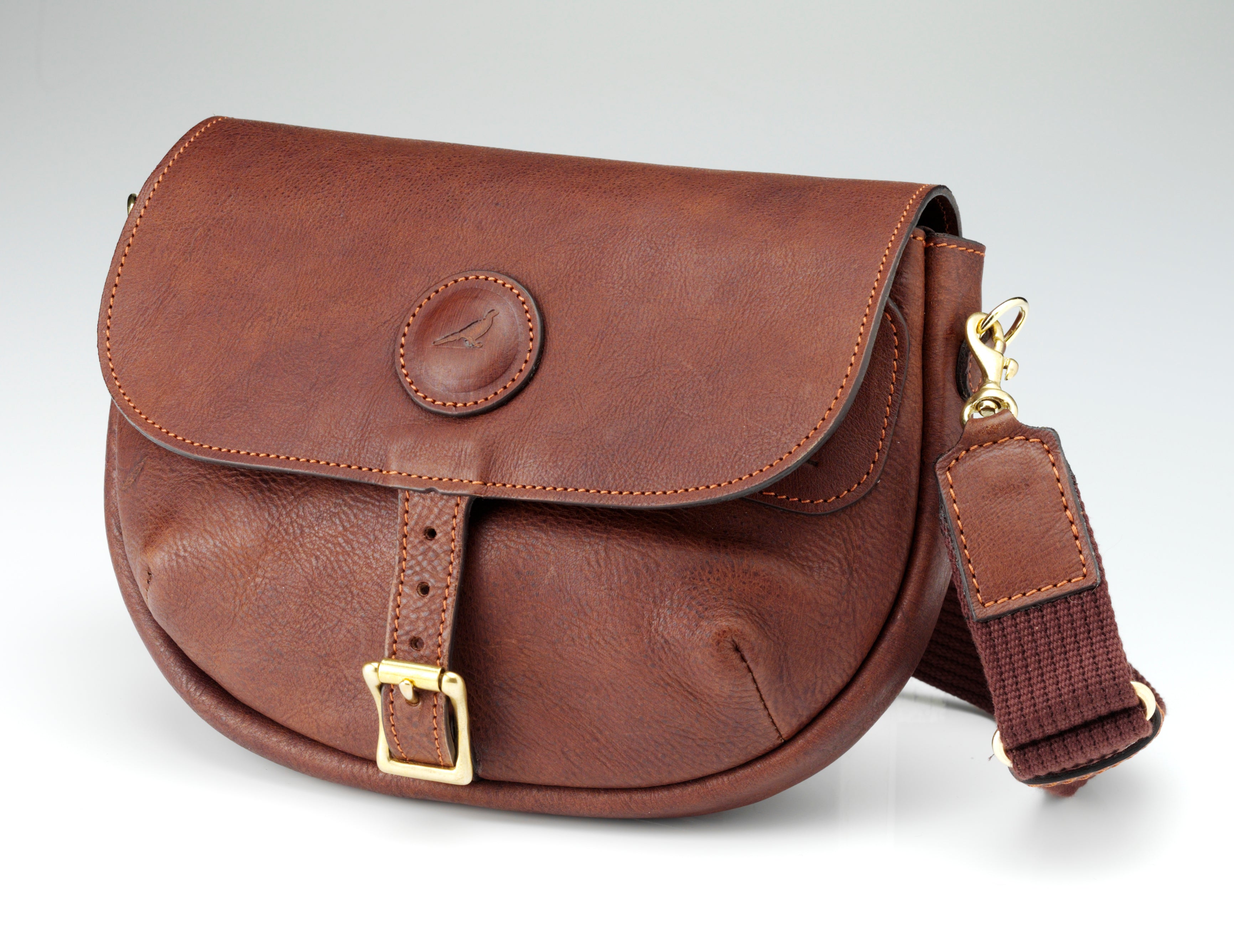 Leather Cartridge Bag for 12 Gauge