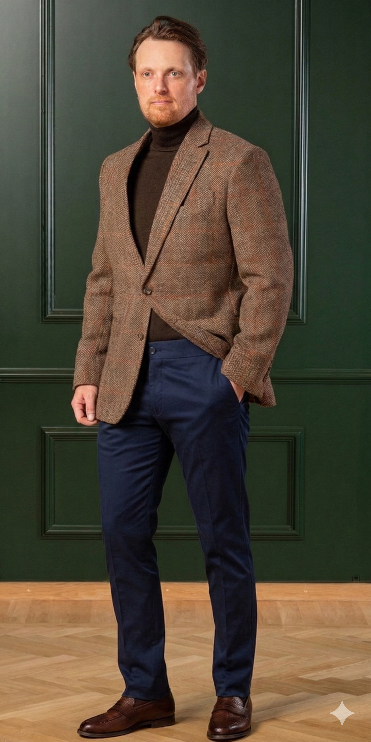 Lumley Chino Trousers - Navy