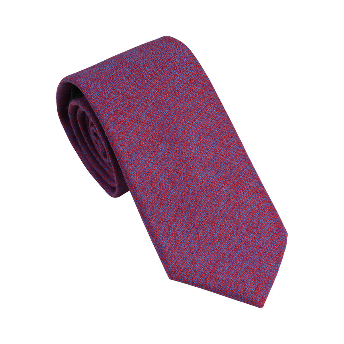 Celtic Tweed Tie - Old Red/Cornflower