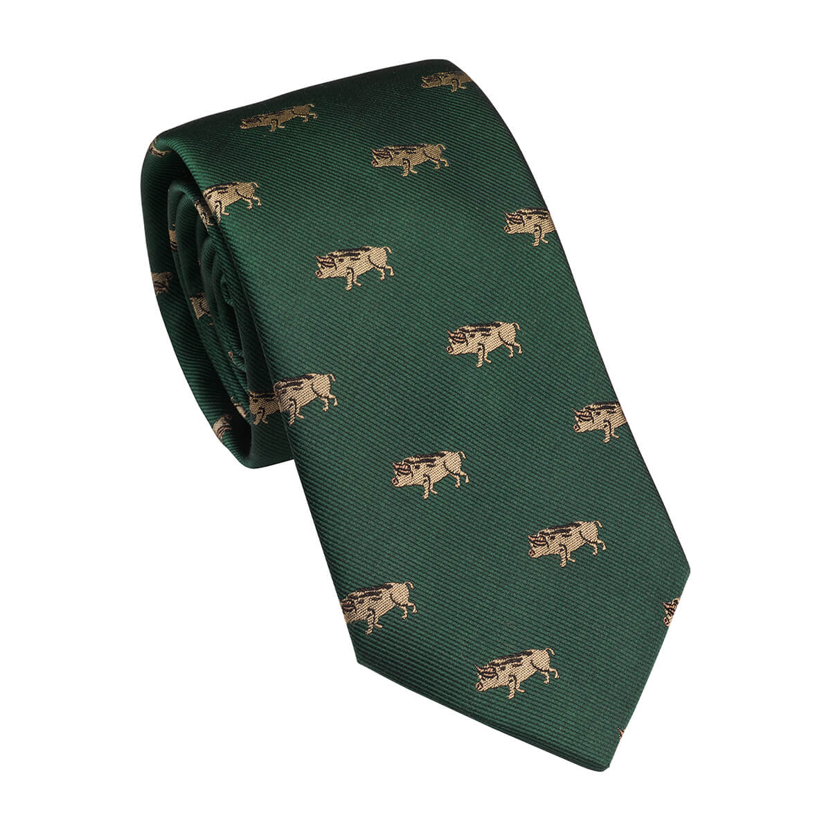 Boar Tie - British Racing Green