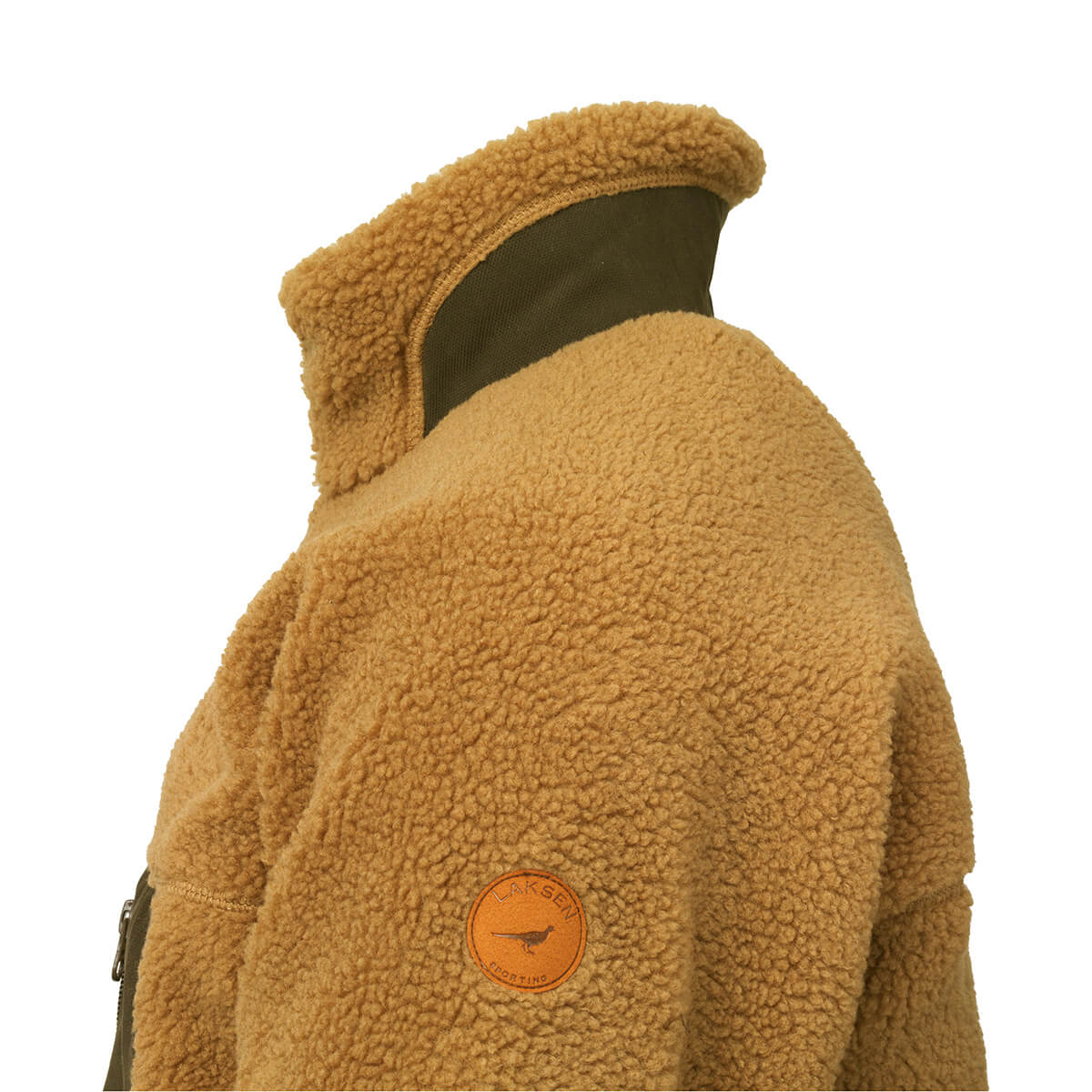 Teddy Fleece Zip Jacket – Camel