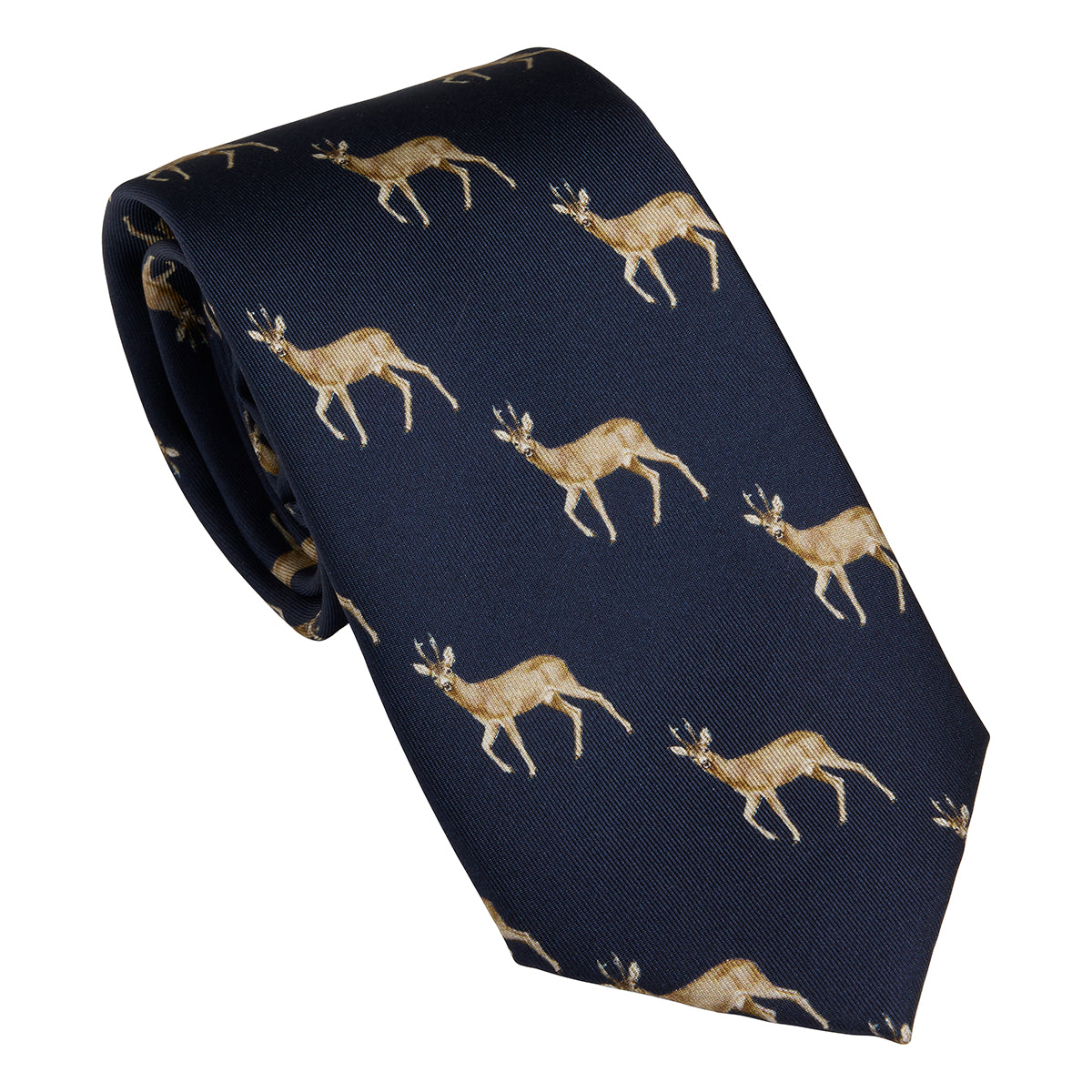 Rehbock Krawatte - Navy blau