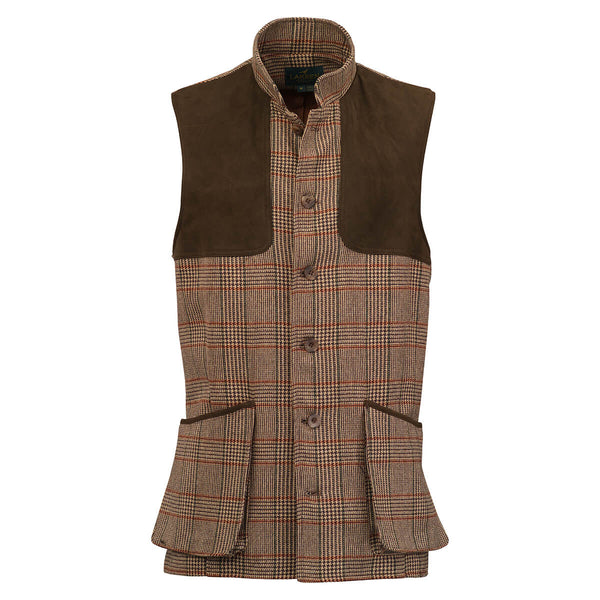 SOPHNET.× LAVENHAM Collaboration Vest CDG Shirt: Men's Lavenham Bias Quilted Vest (Dark Khaki) | Dover