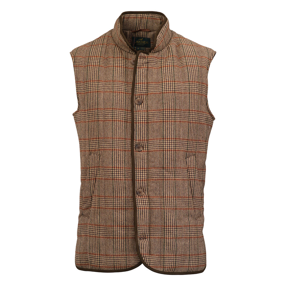 Cavendish Quilted Tweed Vest