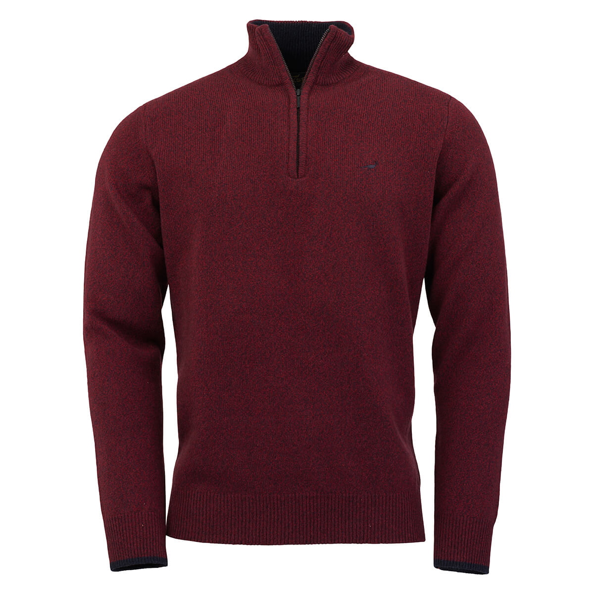 Brompton Zip Neck Lambswool Sweater – Tile