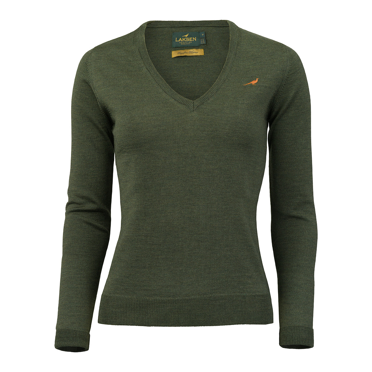 Camilla V-neck Merino Sweater – Woody