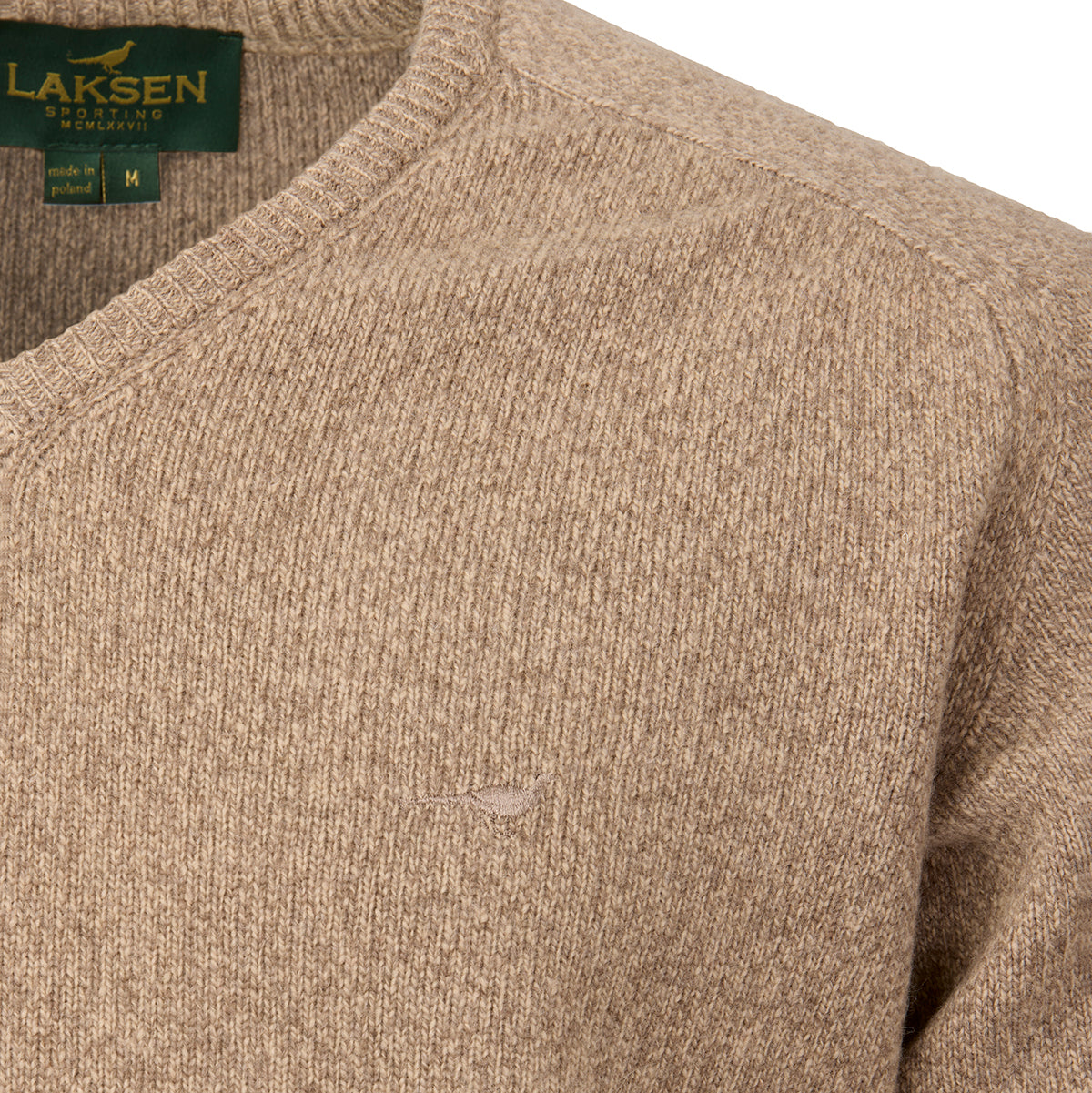 Trent V-neck Lambswool Sweater - Camel