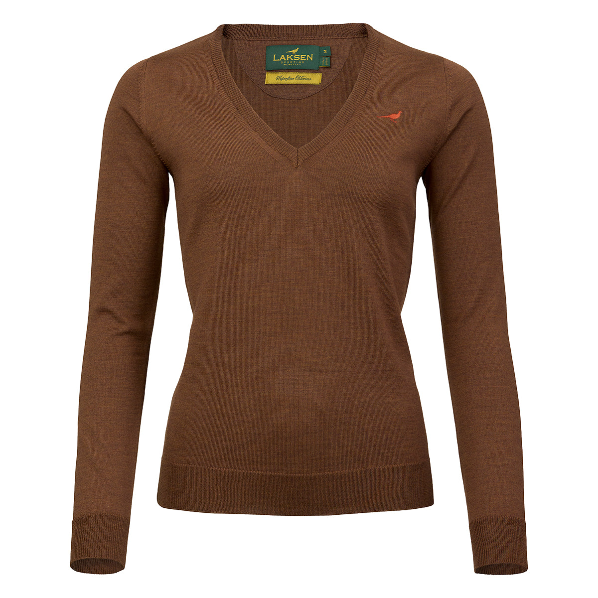 Camilla V-neck Merino Sweater – Rum