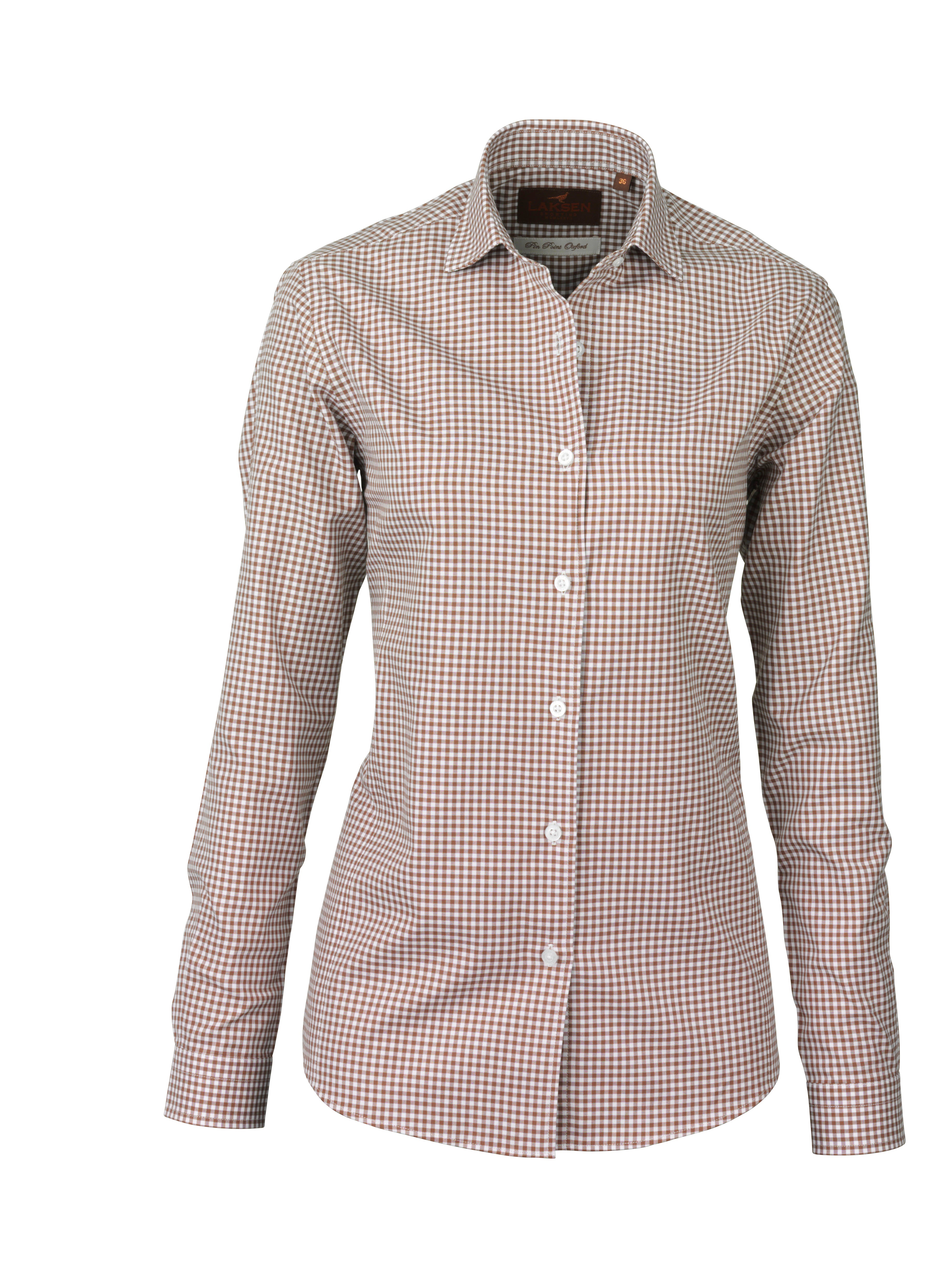 Eliza Pin-Point skjorte - Camello