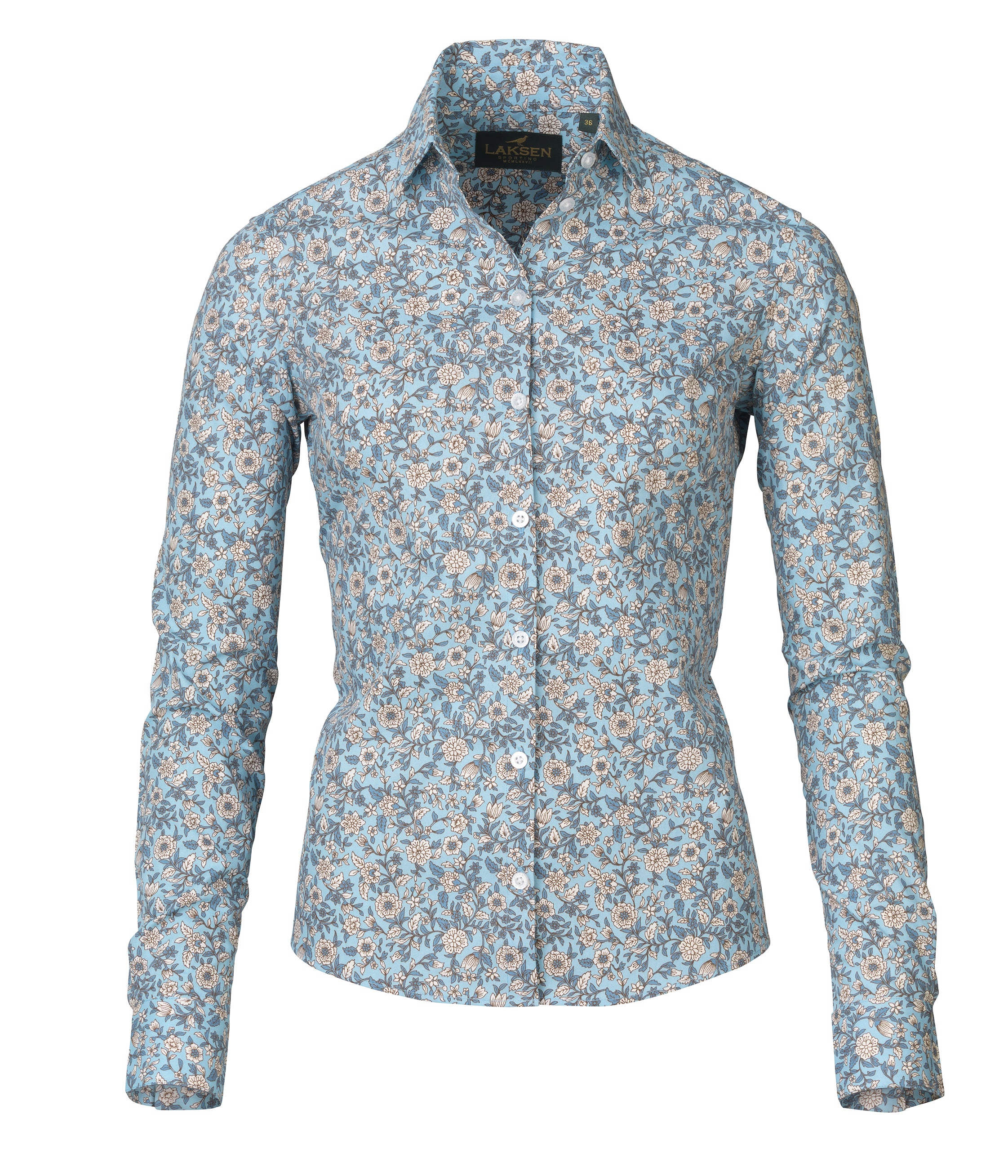 Chemise Flora – Femme – Coton – Bleu