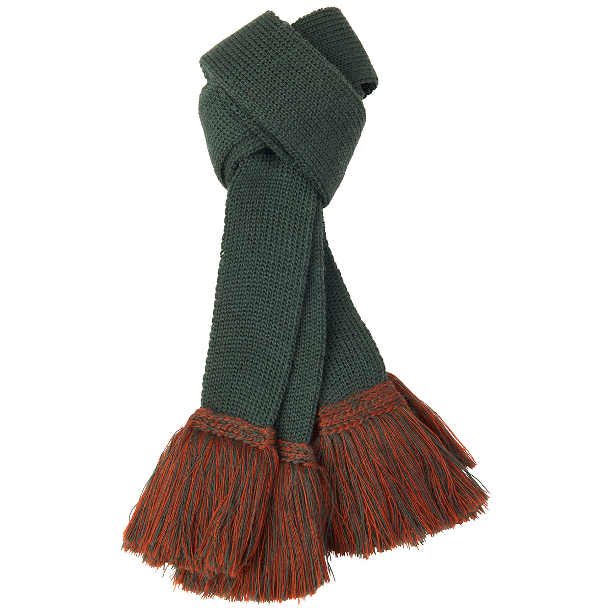 Garter Ties - Forest green