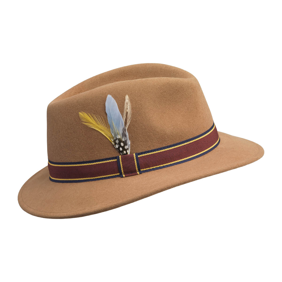 Brixton Ladies Fedora Cashmere Hat - Camel