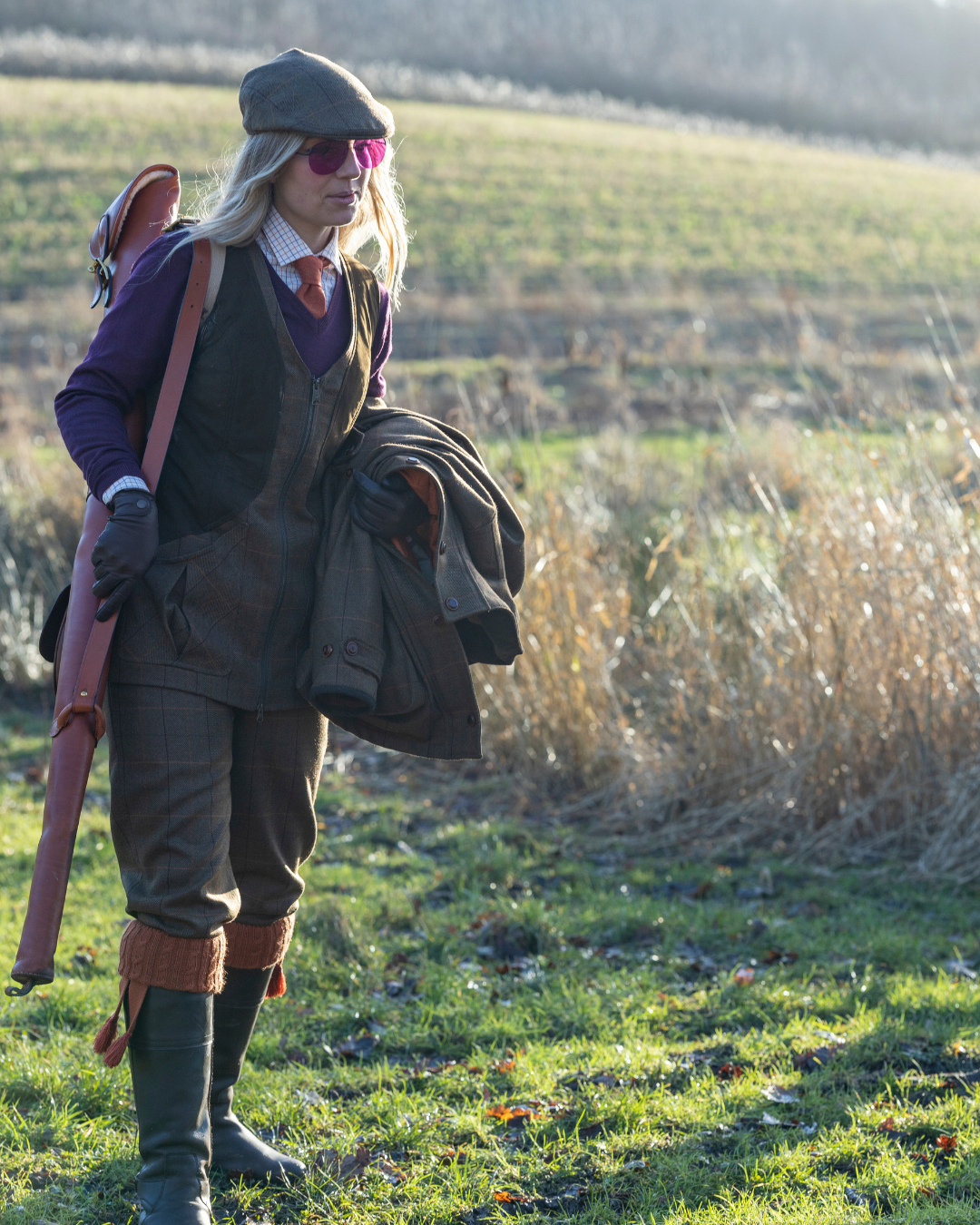 Cara Linhope Tweed Zip Skytteväst