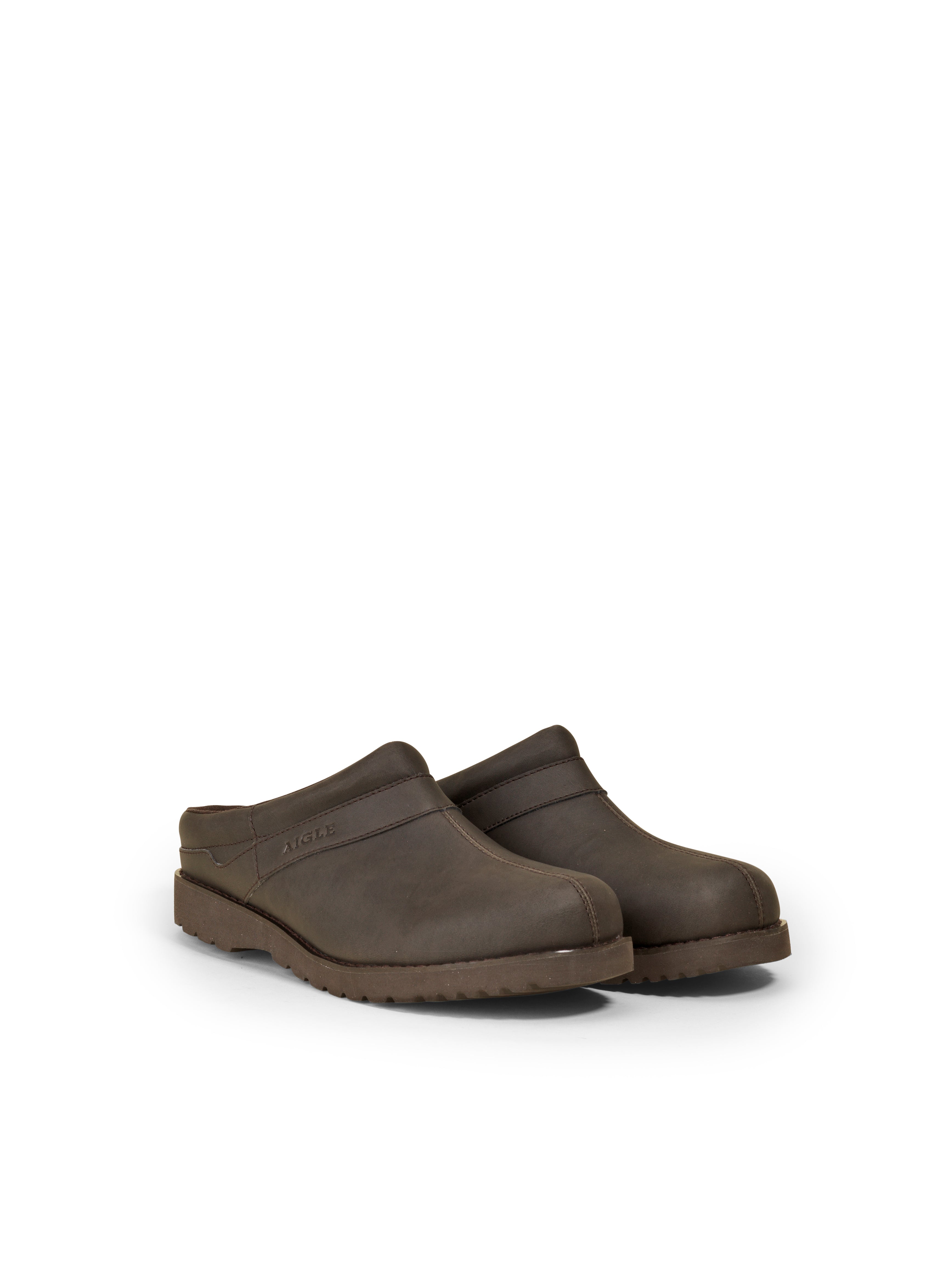 Aigle Basilo Leather Clogs