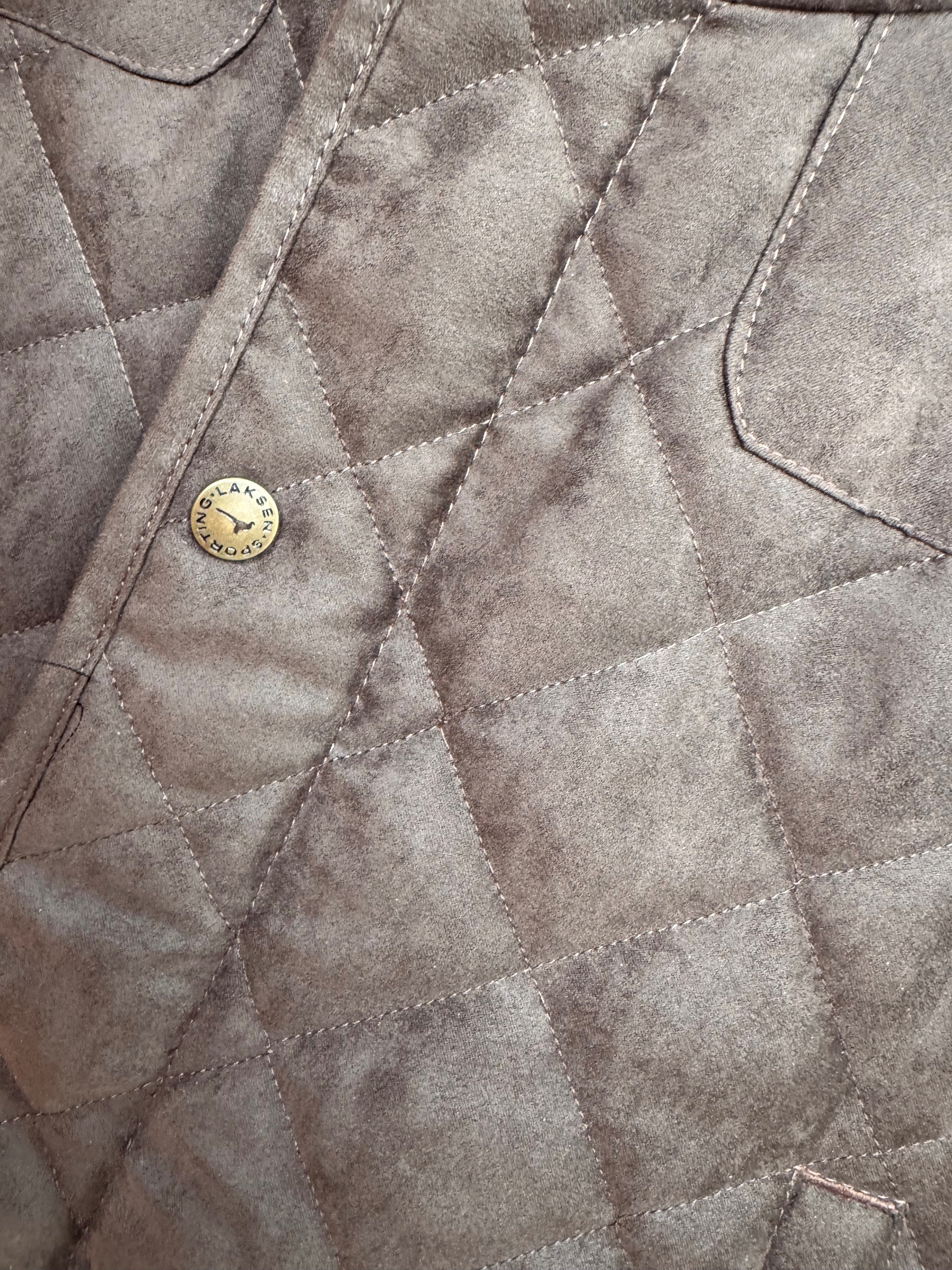 Dam Hampton quiltad jacka - oliv