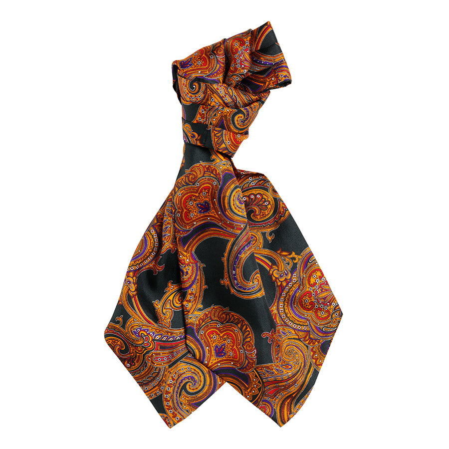 Paisley Ascot Silk Scarf