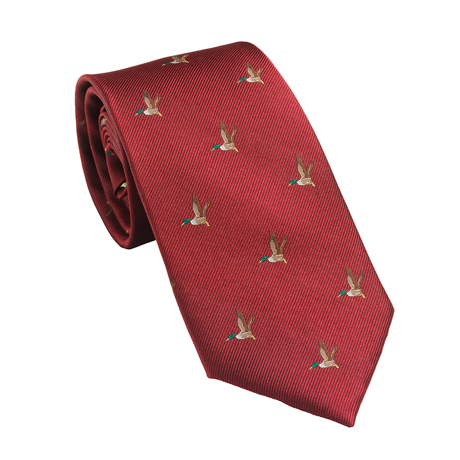 Duck Tie - Vintage Red