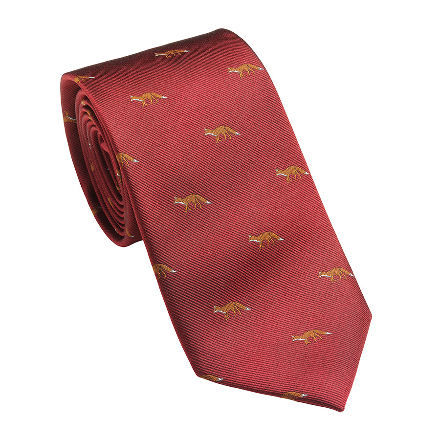 Fox Tie - Vintage Red