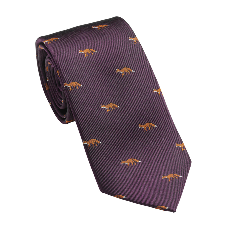 Fox Tie - Purple