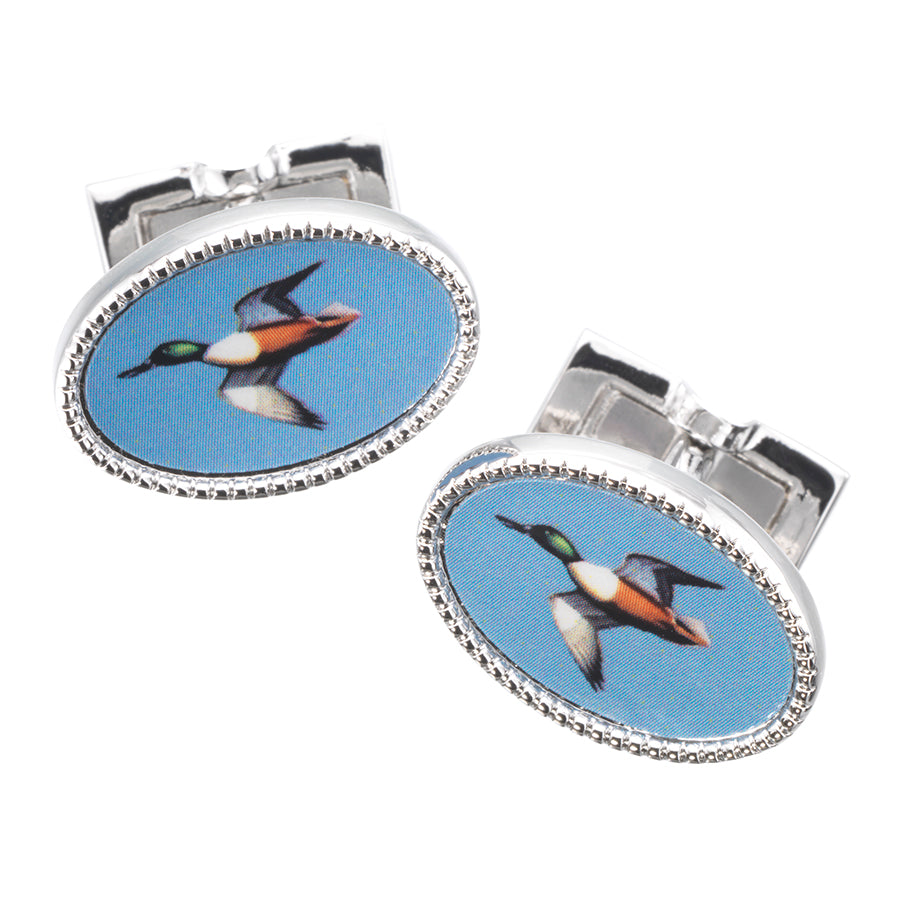 Flying Duck Enamel Cufflinks