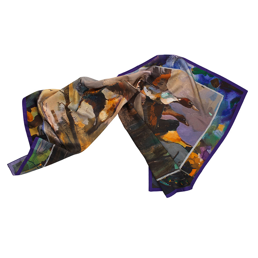 Pintail Silk Scarf