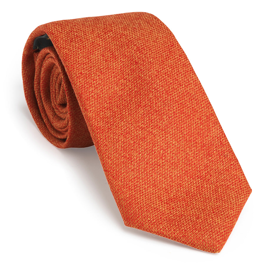 Tweed Tie - Mandarin