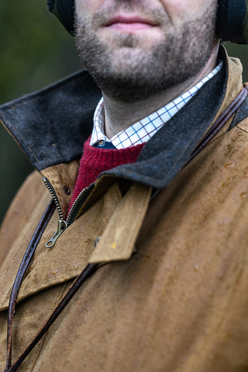 Enoch Oilskin Jacket - Stone