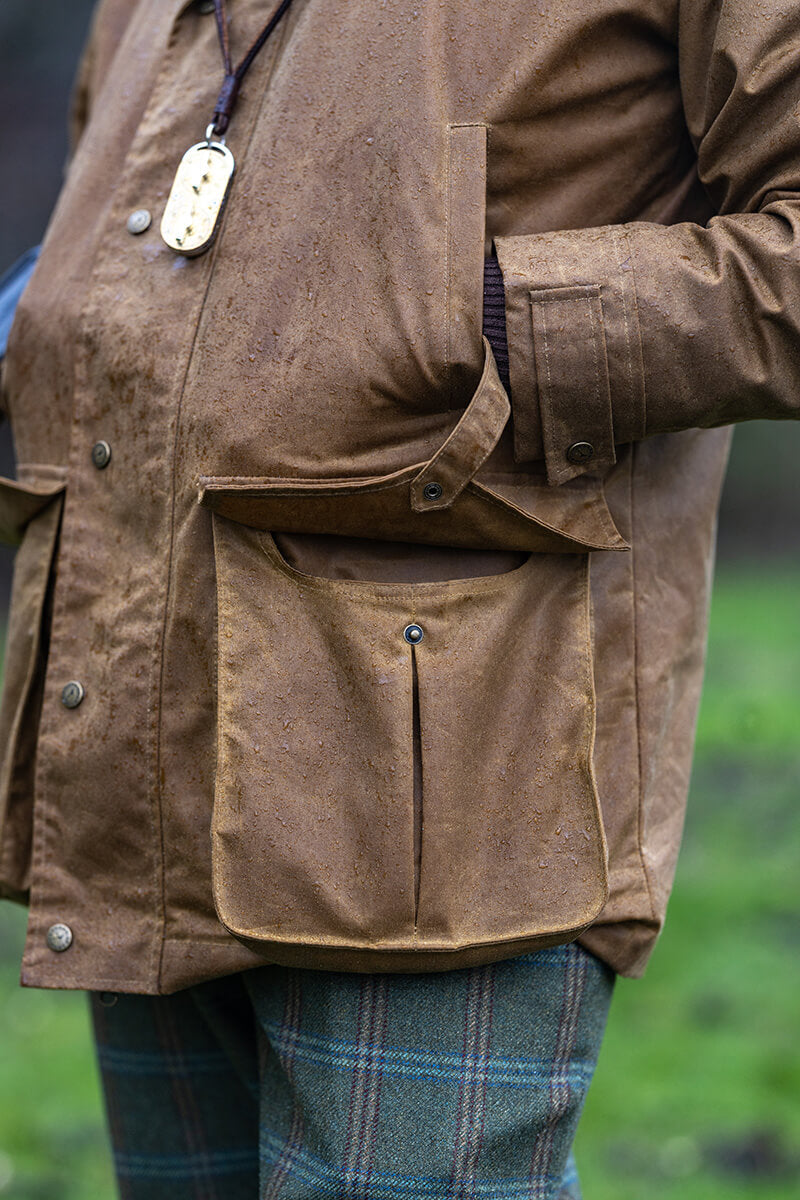 Enoch Oilskin Jacket - Stone