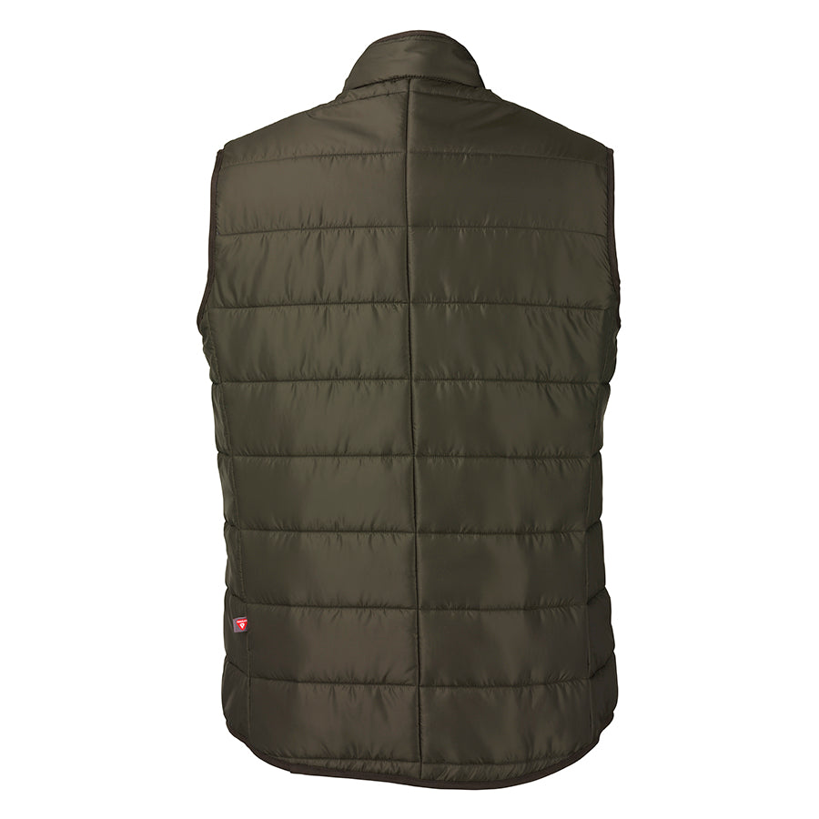 Donnington Quilted Vest - Olive