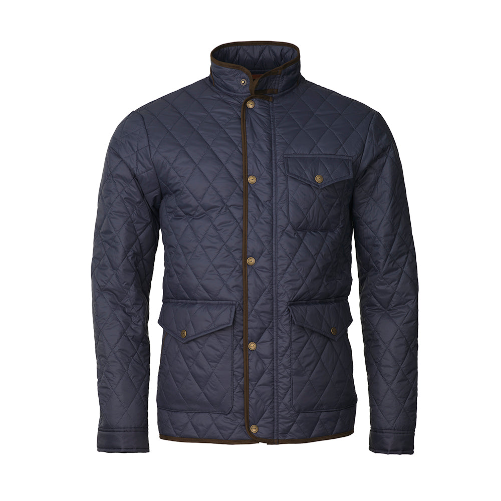 Brewster Quilted Jacket - Navy