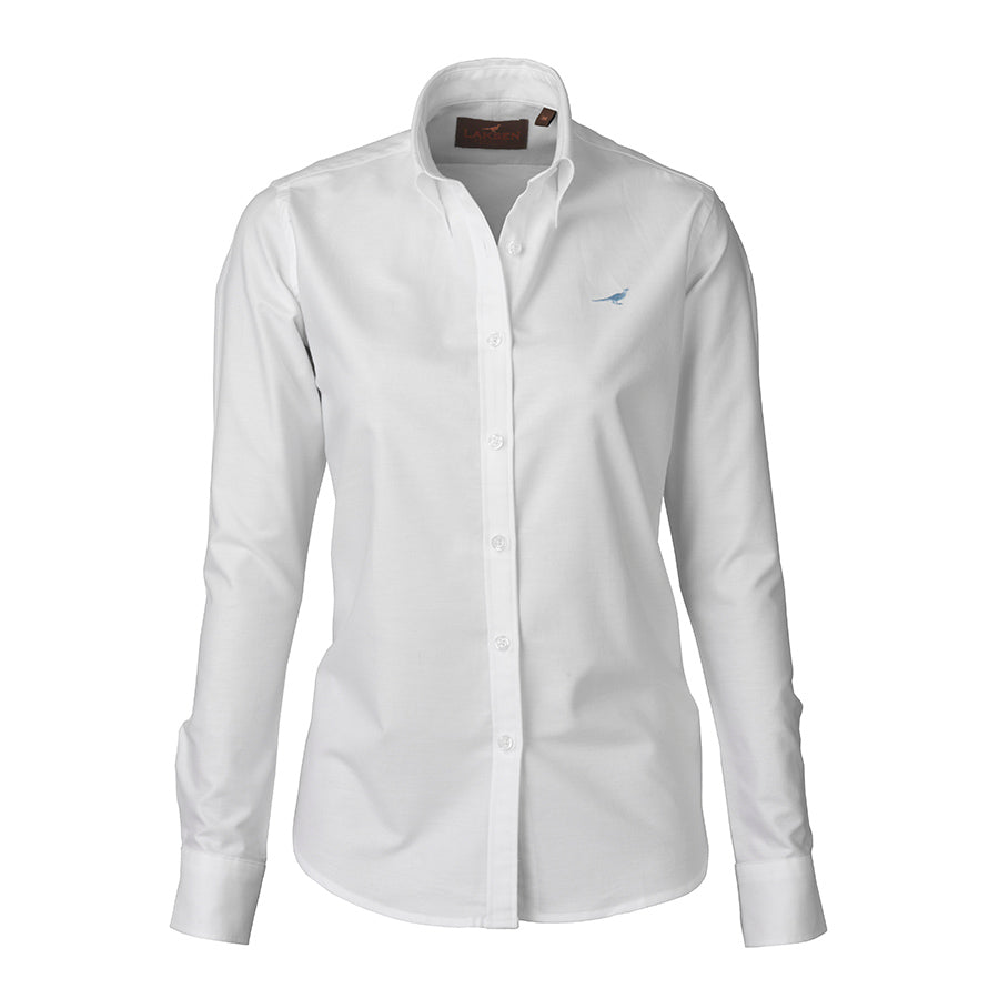 Notre Dame Oxford Shirt, Ladies – White