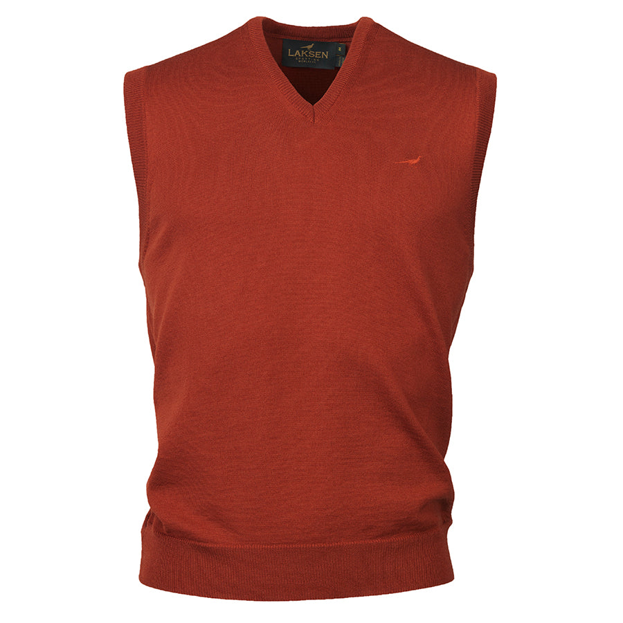 York Merino Knit Vest - Tile