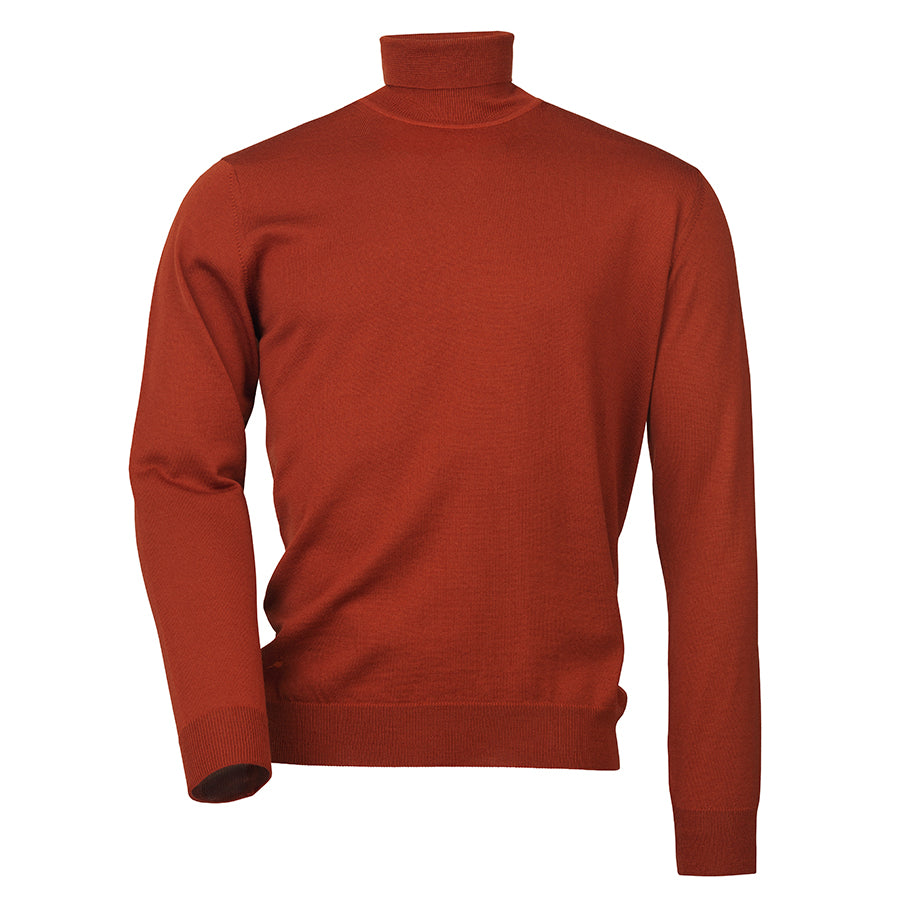 Easton Merino Roll Neck - Tile