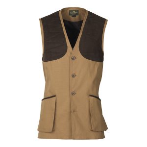 1307 Cottonwoods Leith shooting vest camel