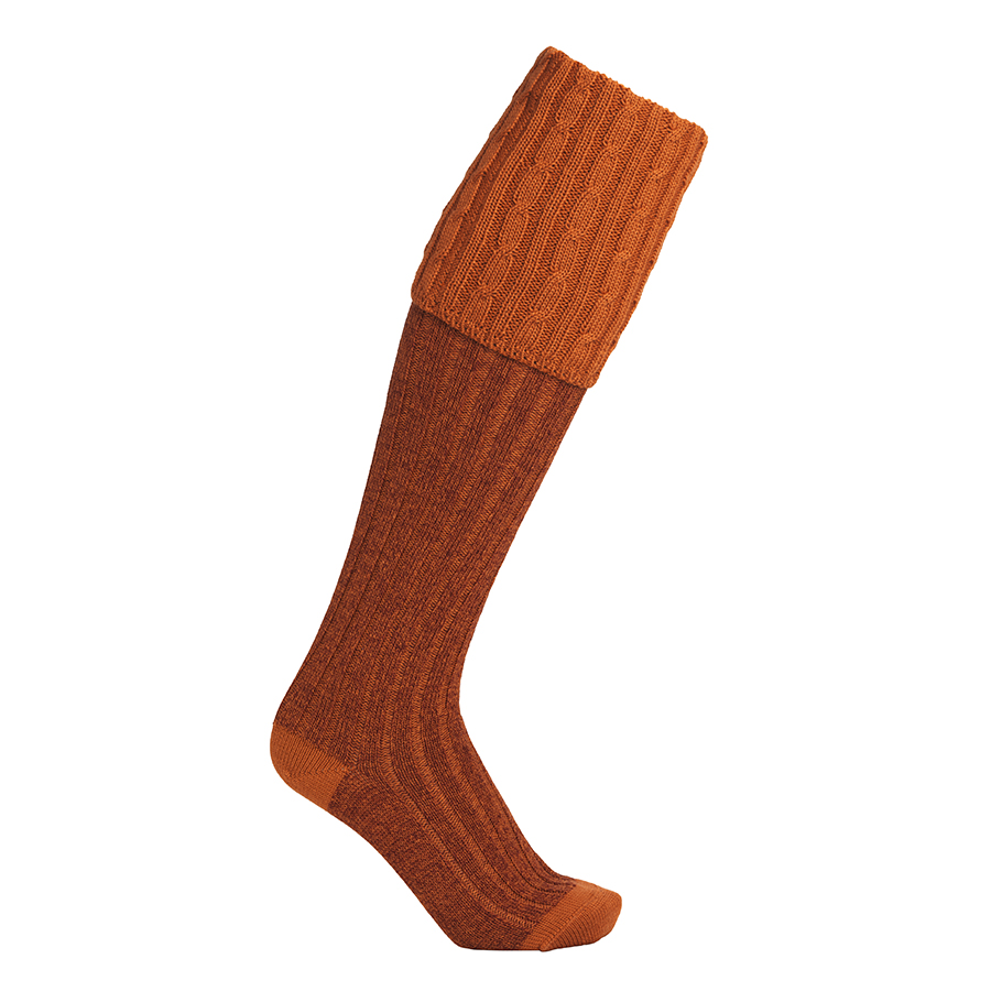 Westwood Mix Shooting Socks – Mandarin – Laksen Sporting