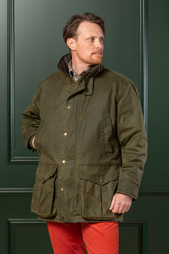 Enoch Wax Coat – Forest – Laksen Sporting